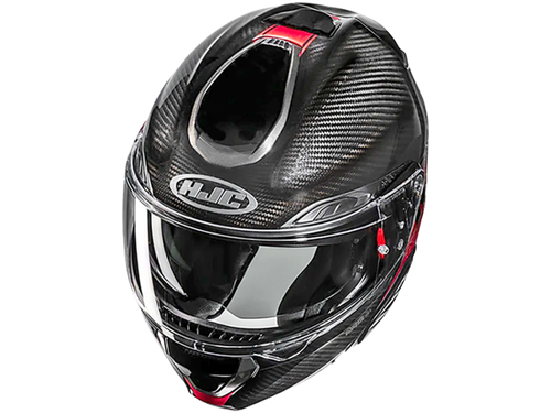Купить Мотошлем Модуляр HJC RPHA91 Carbon Elig MC1 / Черно-красный