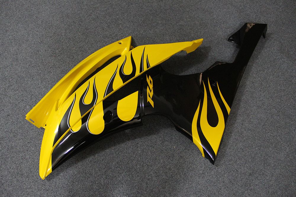 Комплект пластика для мотоцикла Yamaha YZF-R6 08-15 Черно-Желтый