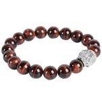 Bracelet skull Pierre Véritable / Коричневый