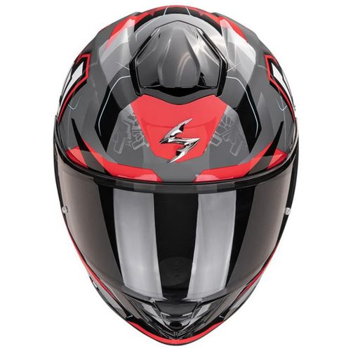 Купить Мотошлем Интеграл Scorpion EXO EXO-530 Air Rok / Серо-красный