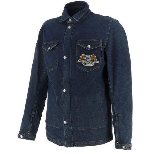 Купить Моторубашка Текстильная Helstons Von Dutch - Captain Toile / Синий