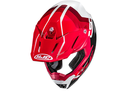 Купить Мотошлем Кроссовый HJC C50 Primal MC1 / Красно-белый