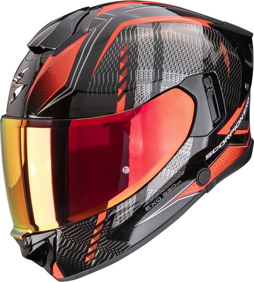 Купить Мотошлем Интеграл Scorpion EXO EXO-530 Air Theras / Черно-красный