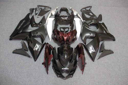 Комплект пластика для мотоцикла Suzuki GSX-R1000 09-15 Черно-Бордовый