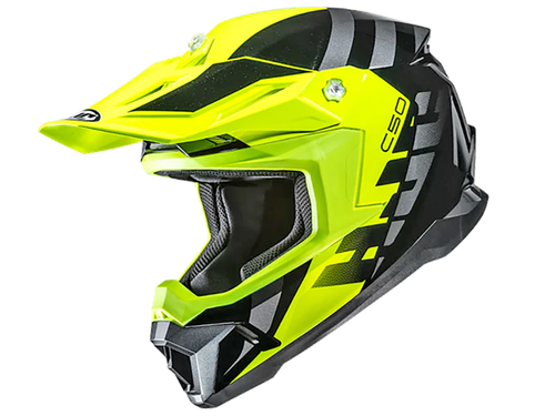 Купить Мотошлем Кроссовый HJC C50 Mirage MC3H / Черно-желтый