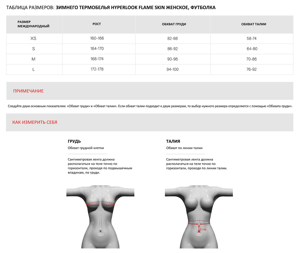 Термобелье Flame Skin / Женские / Черный