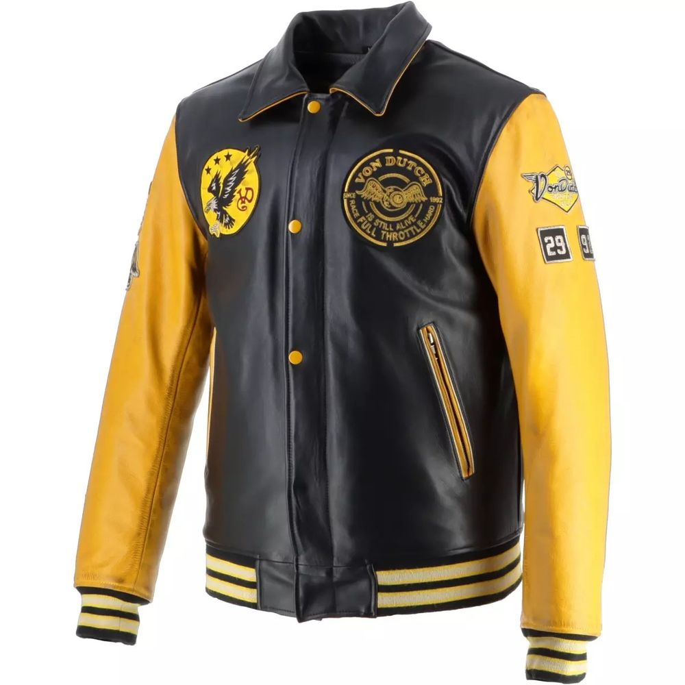 Von Dutch - Brooklyn Cuir Wash / Черно-желтый