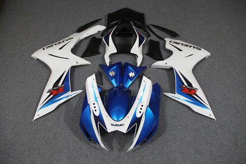 Комплект пластика для мотоцикла Suzuki GSX-R600/750 11-15 Сине-белый