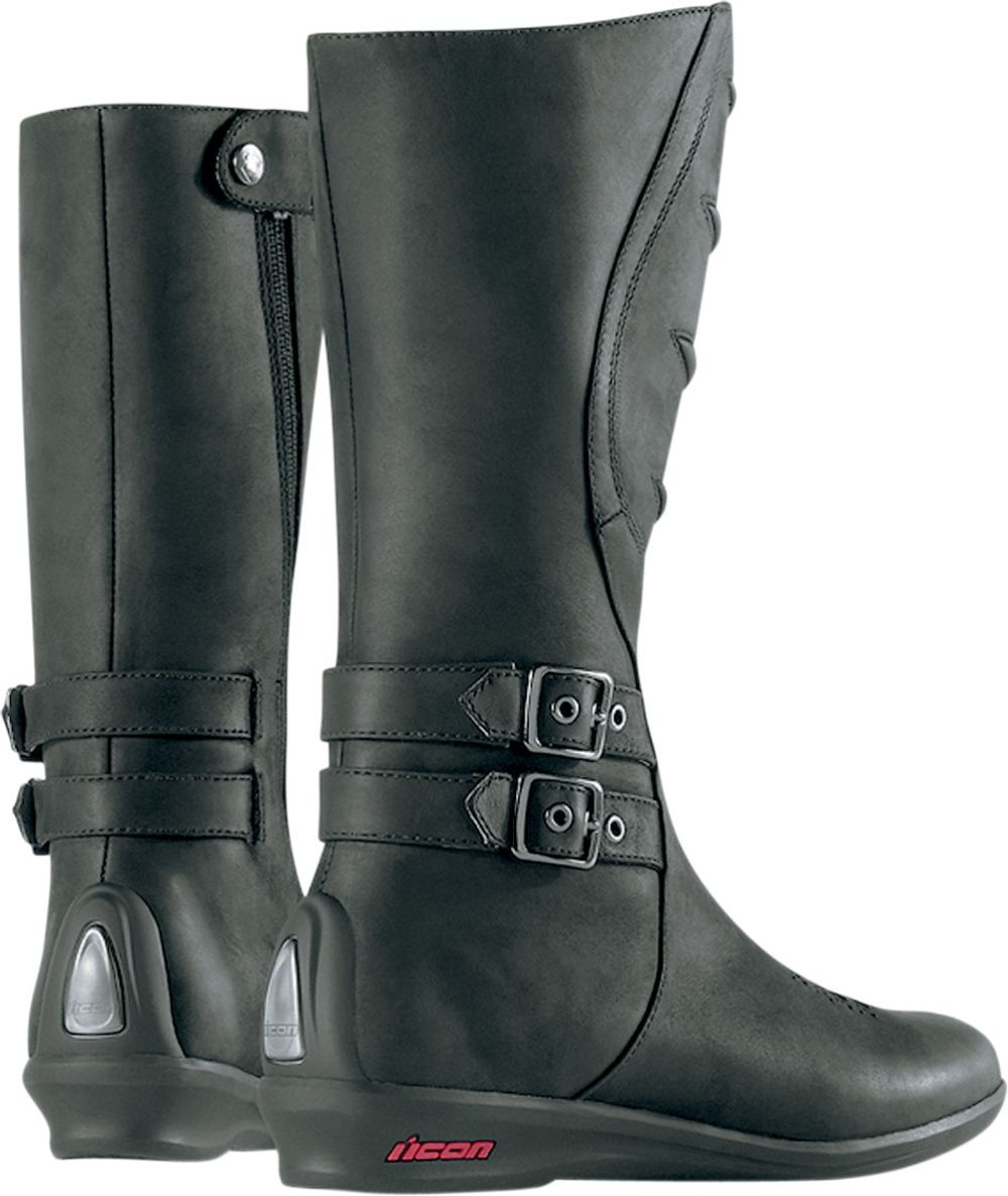 Мотоботы - ICON SACRED (женские, черные)