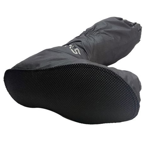 Дождевые бахилы Rain boots / Цельная подошва / Черный