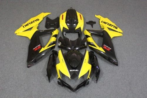 Комплект пластика для мотоцикла Suzuki GSX-R600/750 08-10 Желто-Черный