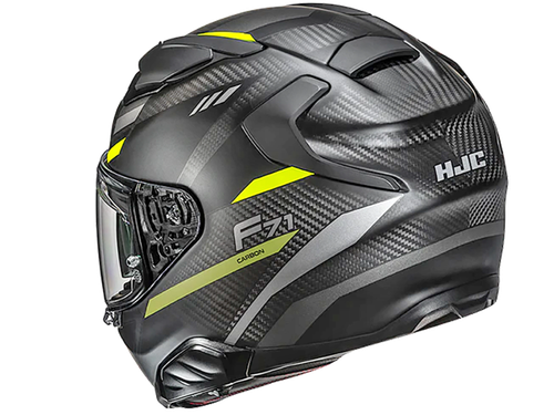 Купить Мотошлем Интеграл HJC F71 Carbon Esira MC3HSF / Серо-зеленый