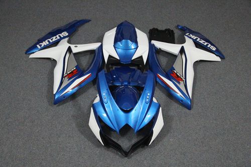 Комплект пластика для мотоцикла Suzuki GSX-R600/750 08-10 Сине-Белый