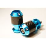 Слайдеры на маятник мотоцикла с карбоновыми вставками, 30х55 мм