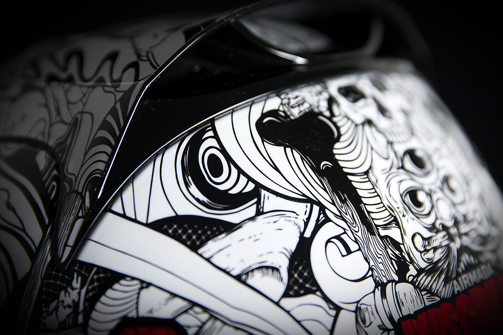 Мотошлем - ICON AIRMADA MISCREANT (белый)