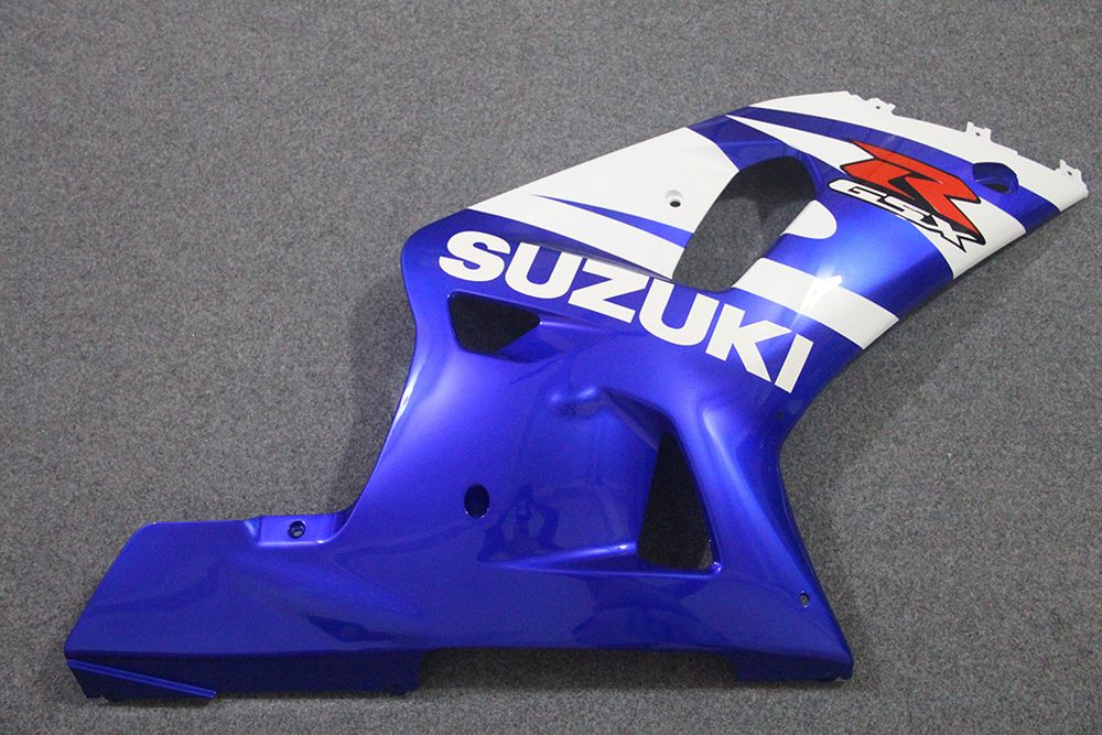 Комплект пластика для мотоцикла Suzuki GSX-R600/750 01-03 Сине-Белый