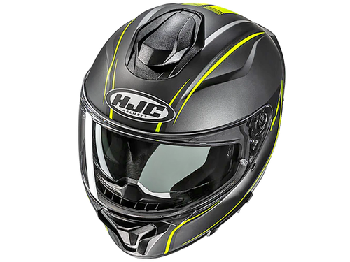 Купить Мотошлем Интеграл HJC C71 Quez MC3HSF / Серо-желтый