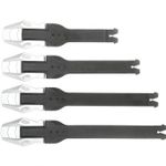 MX Boot Strap & Metal Buckle Set 450 / Черно-белый