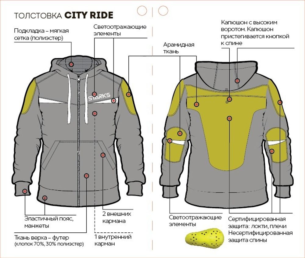 Room Biker / Черный-красный