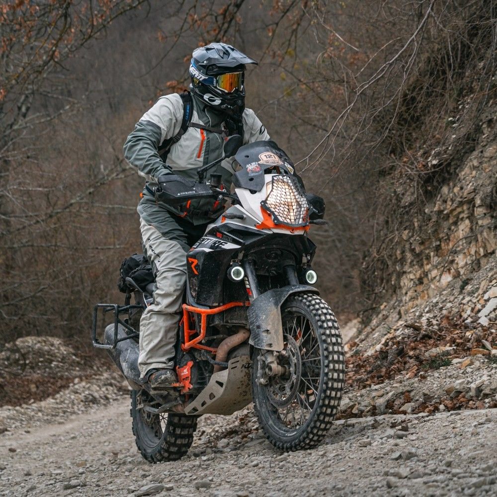 Эндуро Freeride / Серо-оранжевый