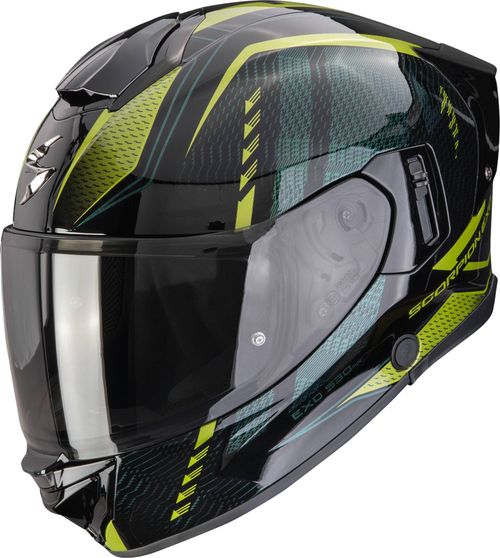 Купить Мотошлем Интеграл Scorpion EXO EXO-530 Air Theras / Черно-зеленый