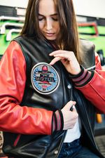 Student Cuir Rag Motul / Женская / Черно-красный