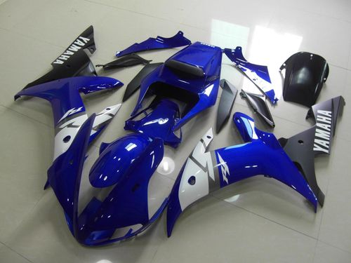 Комплект пластика для мотоцикла Yamaha YZF-R1 04-06 Синий (чёрный плуг)