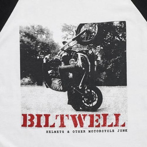 Not Dead Raglan / Черно-белый