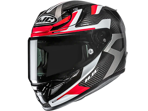 Купить Мотошлем Интеграл HJC RPHA12 Carbon Xentra MC1 / Черно-красный