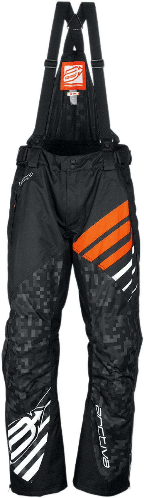 Comp Insulated Bib / Черно-оранжевый