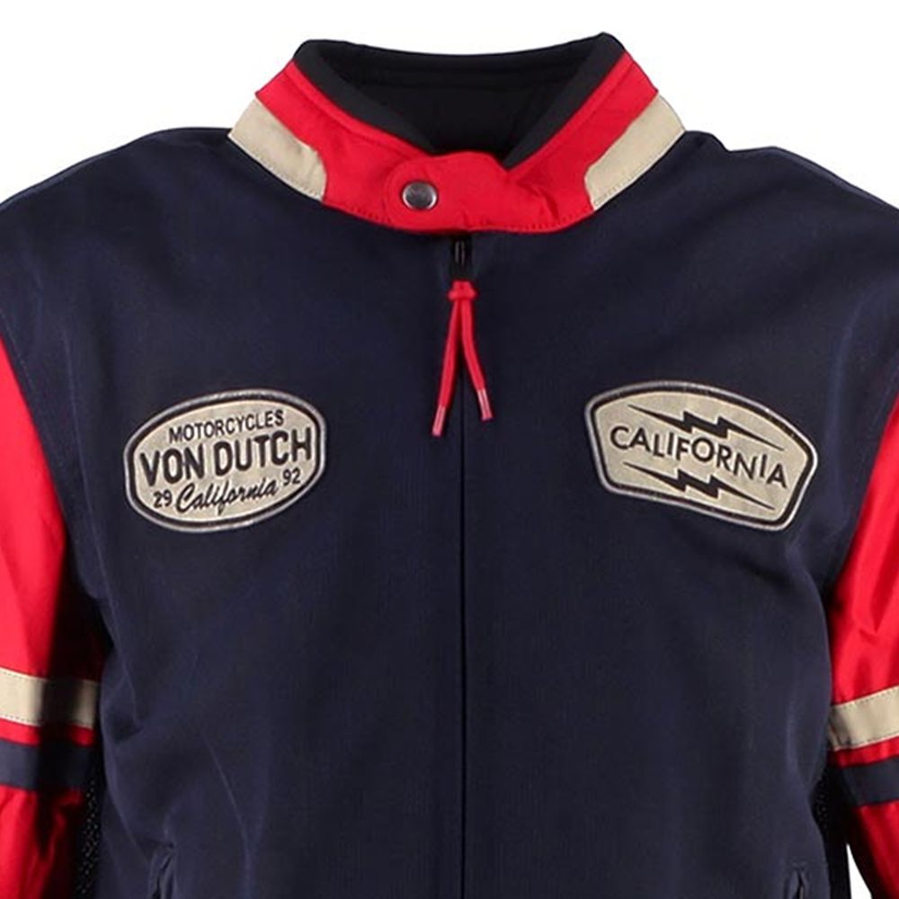 Von Dutch - California Men Air Mesh Jacket / Сине-красный