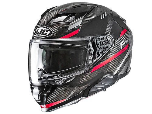 Купить Мотошлем Интеграл HJC F71 Carbon Esira MC1 / Черно-красный