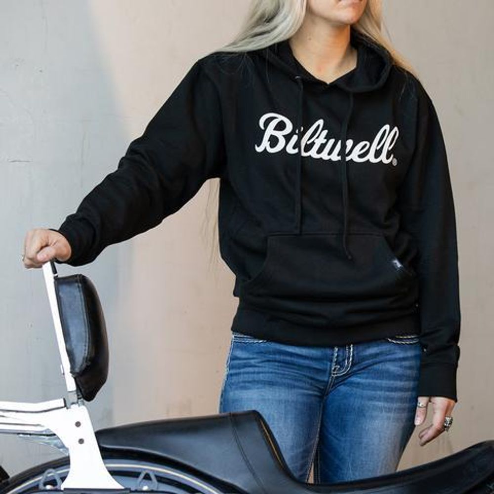 Script Pullover Hoodie / Черный