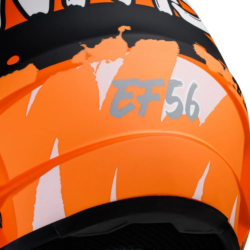 EF56 Base MX / Матовый / Черно-оранжевый