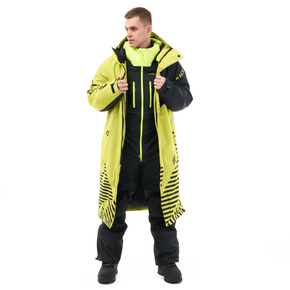 Race Coat / Мужской / Зелено-Черный