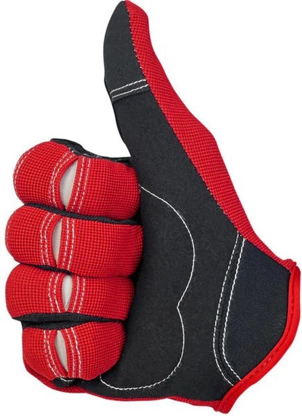 Moto Gloves / Красно-черный