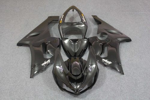 Комплект пластика для мотоцикла Kawasaki ZX-6R 05-06 Черный