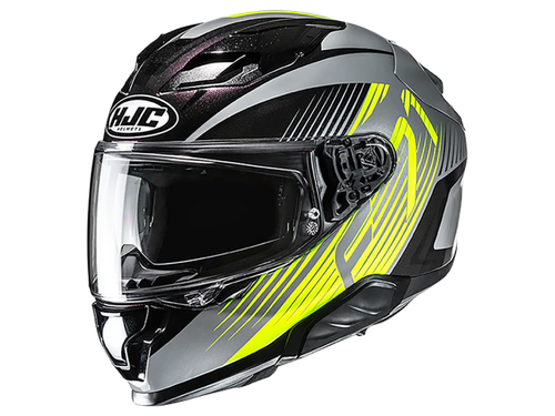 Купить Мотошлем Интеграл HJC F71 Catos MC3H / Серо-желтый