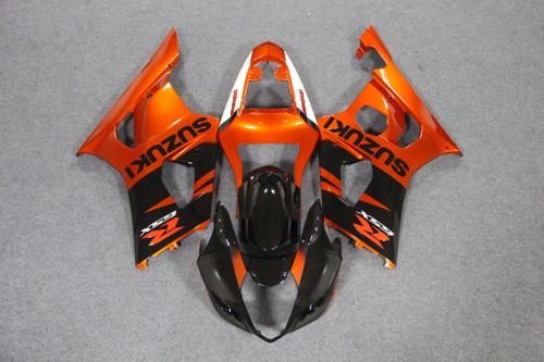 Комплект пластика для мотоцикла Suzuki GSX-R1000 03-04 Красно-Черный