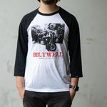 Not Dead Raglan / Черно-белый