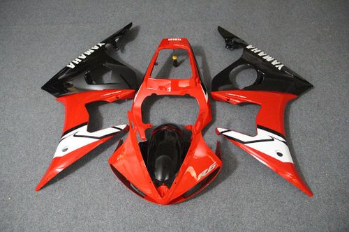 Комплект пластика для мотоцикла Yamaha YZF-R6 03-04 Красно-Черный