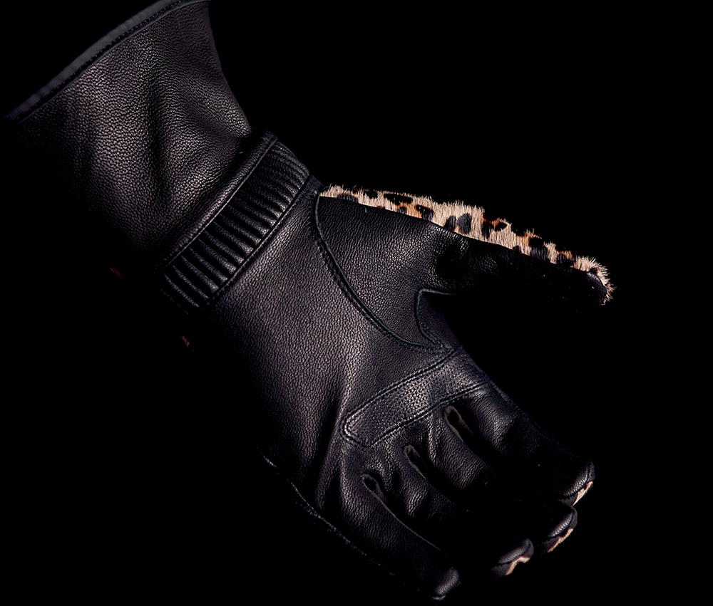 Мотоперчатки - ICON 1000 CATWALK LEOPARD (женские)