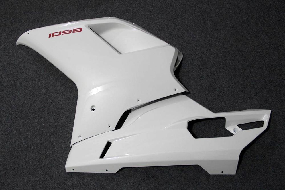 Комплект пластика для мотоцикла Ducati 848 1098 1198  Белый