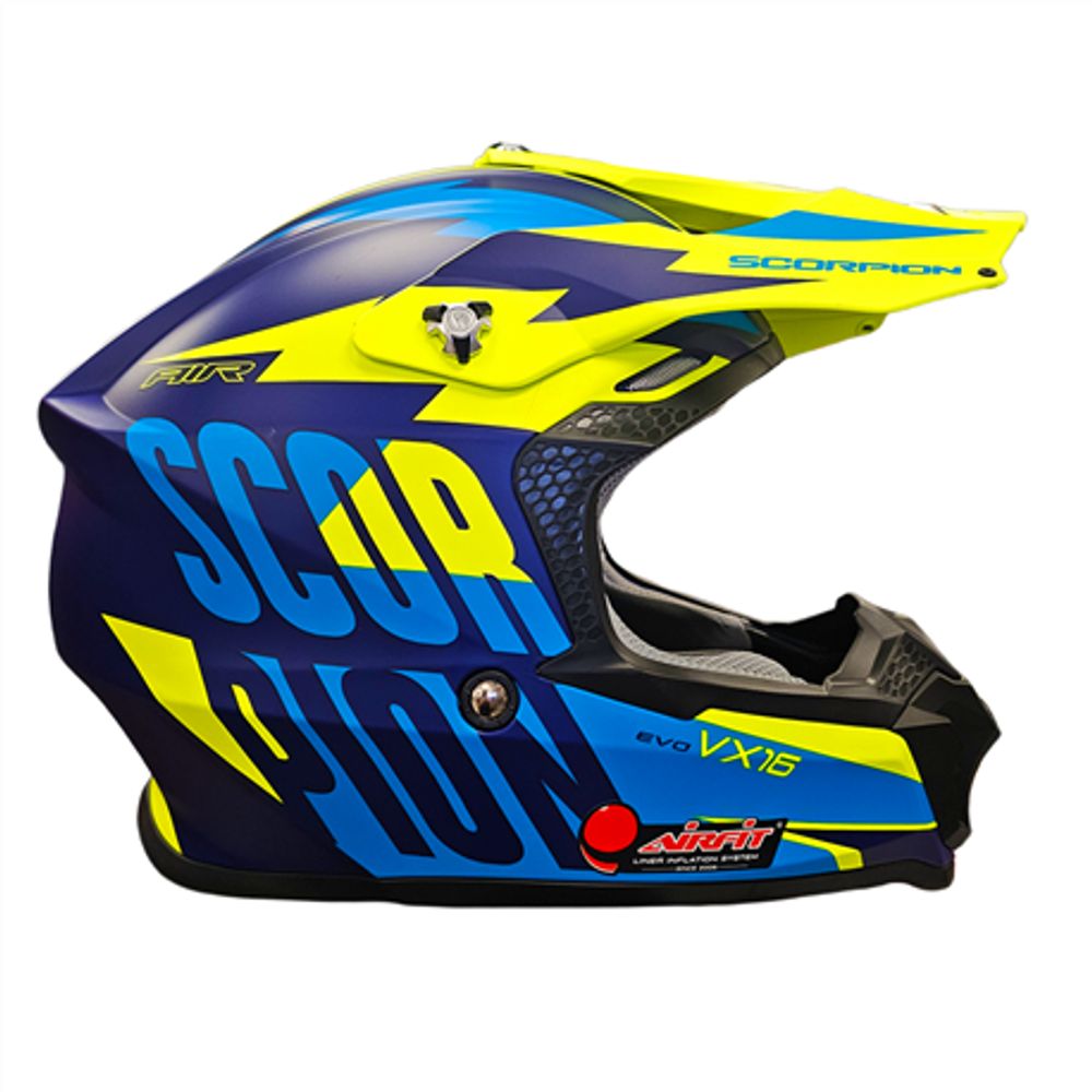 VX-16 Evo Air Slanter / Матовый / Сине-желтый