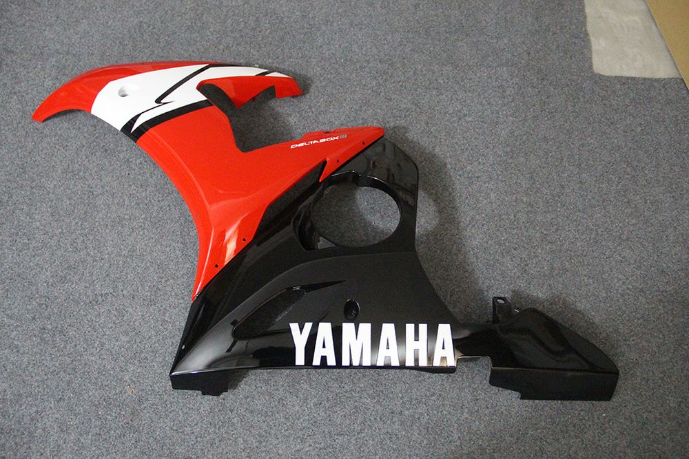 Комплект пластика для мотоцикла Yamaha YZF-R6 03-04 Красно-Черный