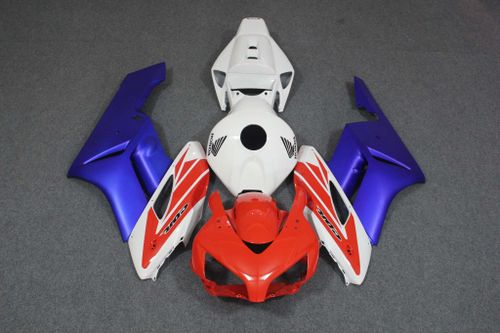 Комплект пластика для мотоцикла Honda CBR 1000RR 04-05 Бело-Красно-Синий