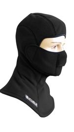 Подшлемник с защитой шеи Fleece Collar Open / Черный