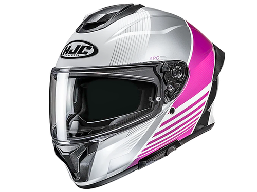 Купить Мотошлем Интеграл HJC C71 Morix MC8 / Серо-розовый